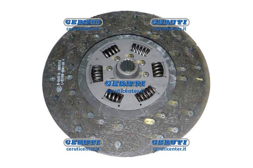 Central Plate With Tension Springs 280X165X3.5 - 25X22Ev - Z.14