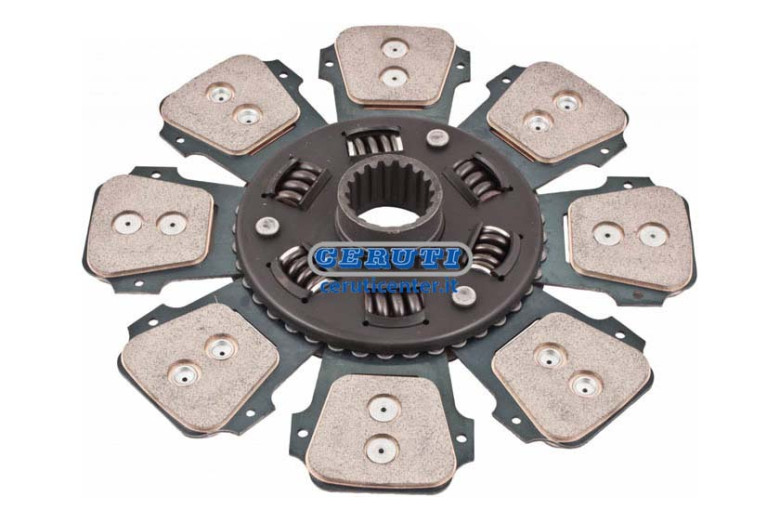 Disco Mouvement Sortie Avec 8 Pale Métallurgie Des Poudres E 69X77X4 Avec Ressorts Damper Ø 352 Frittés 45X50 - Z.18