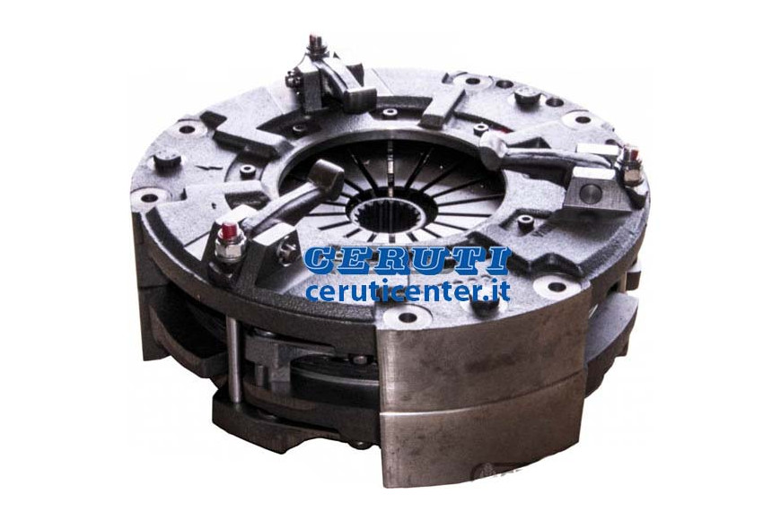 Double Clutch With Separate Controls With Central Plate. Without Pto Plate Ø 215 Mm Plate
