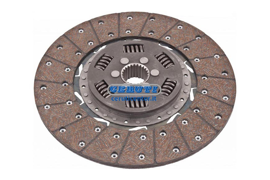 Central Plate With Tension Springs 302X191X3.5, 40X36.5 - 24 Grooves