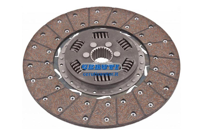 Central Plate With Tension Springs 302X191X3.5, 40X36.5 - 24 Grooves