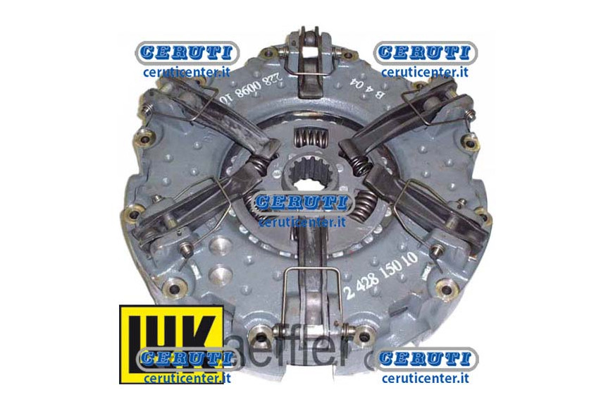 Mechanism With 6 Levers Complete With Central Cerametallic Plate With 6 Vanes Without Pto Plate Plate Ø