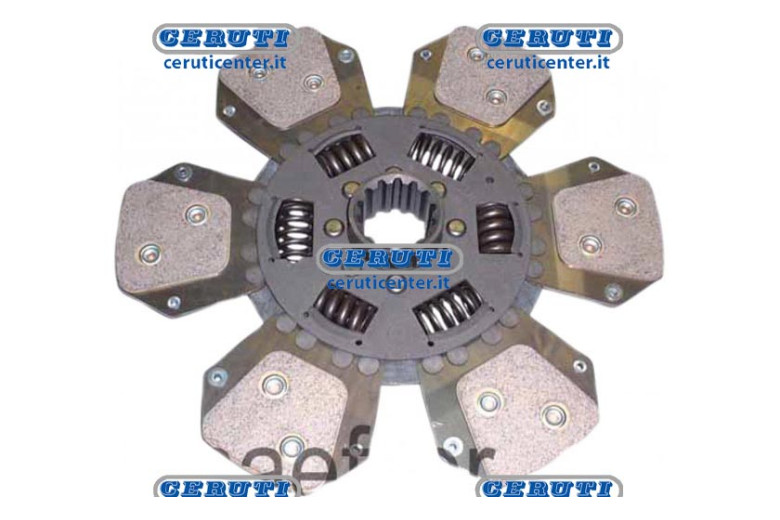 Central Cerametallic Plate With 6 Vanes And Tension Springs For Mechanism 15505 Ø 280 Sintered 40X35Ev - Z.14