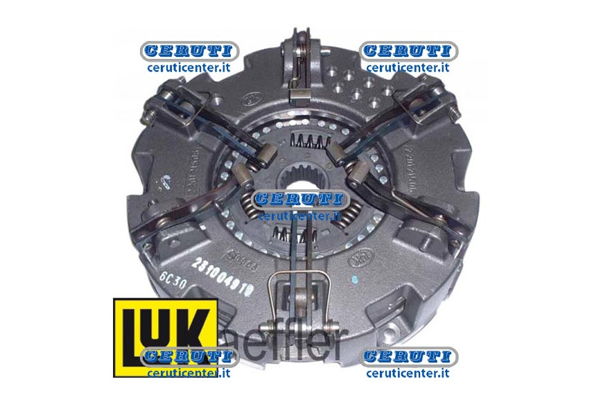 Mechanism With 6 Levers Complete With Central Cerametallic Plate With 7 - Supplied Without Pto Plate - Plate Ø