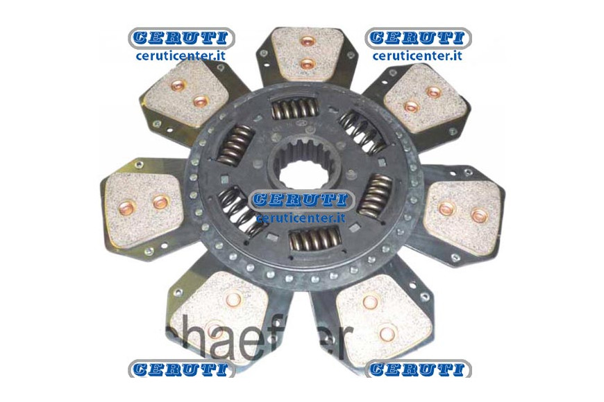 Central Disco Metalceramico A 7 Pale Avec Ressorts Mécanisme Damper Pour 15530Ã
