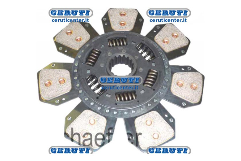 Central Disco Metalceramico A 7 Pale Avec Ressorts Mécanisme Damper Pour 15530Ã