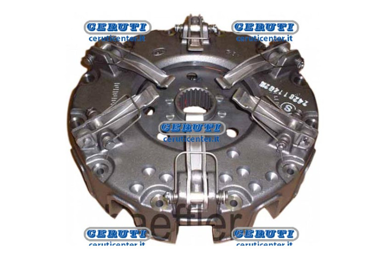 Mechanism With 6 Levers Complete With Central Cerametallic Plate With 6 Vanes - Without Pto Plate - Plate Ø