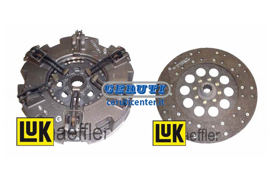 Mechanism With 6 Levers Complete With Central Sintered Plate, Supplied Without Pto Plate - Plate Ø