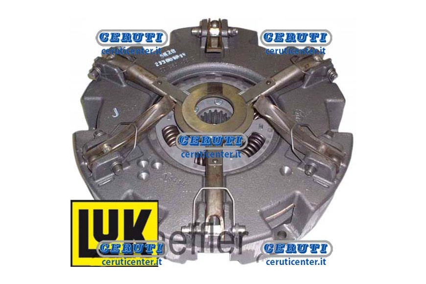 Mechanism With 6 Levers Complete With Central Cerametallic Plate With 6 Vanes Without Pto Plate Plate Ø 330 Mm