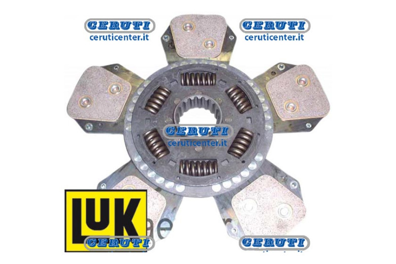 Metall-Keramik-Scheibe Mit 5 Segmenten Mit Torsionsdämpferfedern. Ø 327 Gesintert Z.18