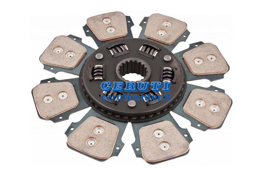 Cerametallic Plate With 8 Vanes And Tension Springs Ø 350 Sintered Z.18