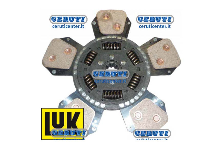 Cerametallic Driving Plate With 5 Vanes And Tension Springs Ø 327 Mm - Z.10