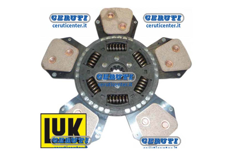 Cerametallic Driving Plate With 5 Vanes And Tension Springs Ø 327 Mm - Z.10