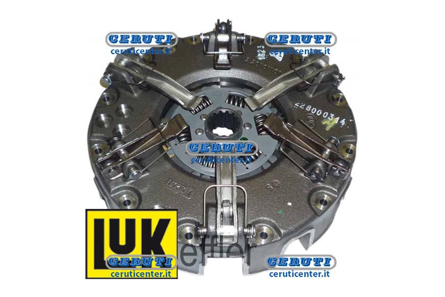 Mechanism With 6 Levers Complete With Central Cerametallic Plate - Without Pto Plate. - Plate Ø