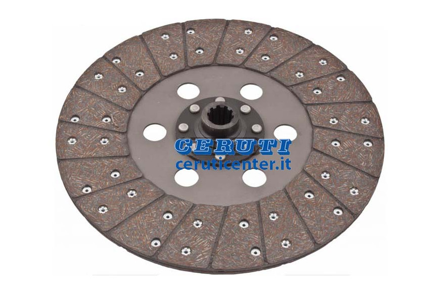 Disco Toma De Fuerza Rígido En Ferodo 25X22Ev 310X175X3,5 (12") 10 Ranuras