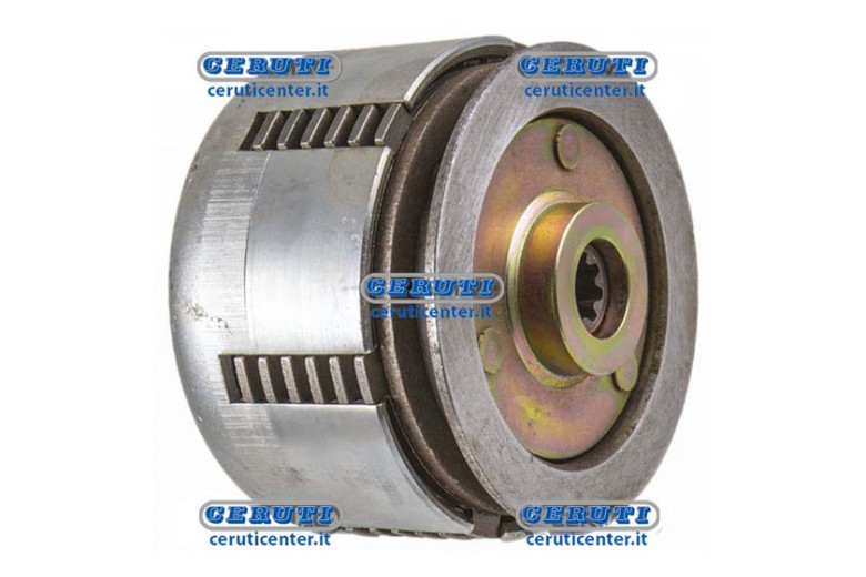 Mehrscheiben-Kupplung Ø 103X85,5 Mm Mit 6 Scheiben 15X12Ev - 8 Nuten Welle Ø22,5 Konizität 1:5
