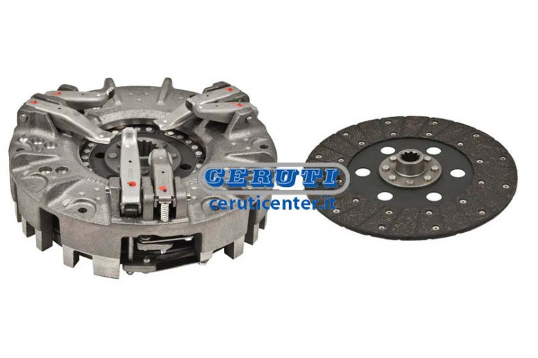 Meccanismo A 6 Leve Con 6 Fori Ø10 Completo Di Disco Centrale Metalceramico E Disco Pto - Piatto Ø280Mm (11")