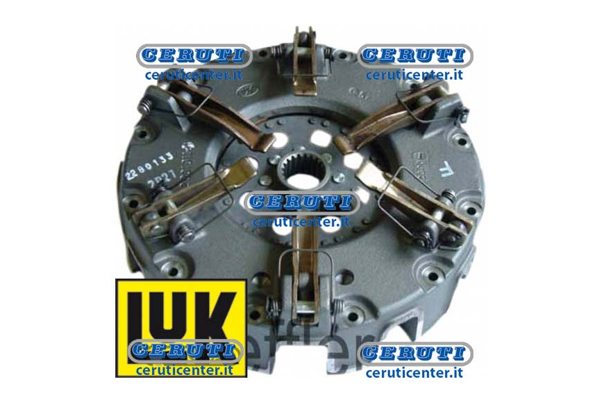 Mechanism With 6 Levers Complete With Sintered Central Plate 40X36 - Z.20 - Plate Ø 280 Mm