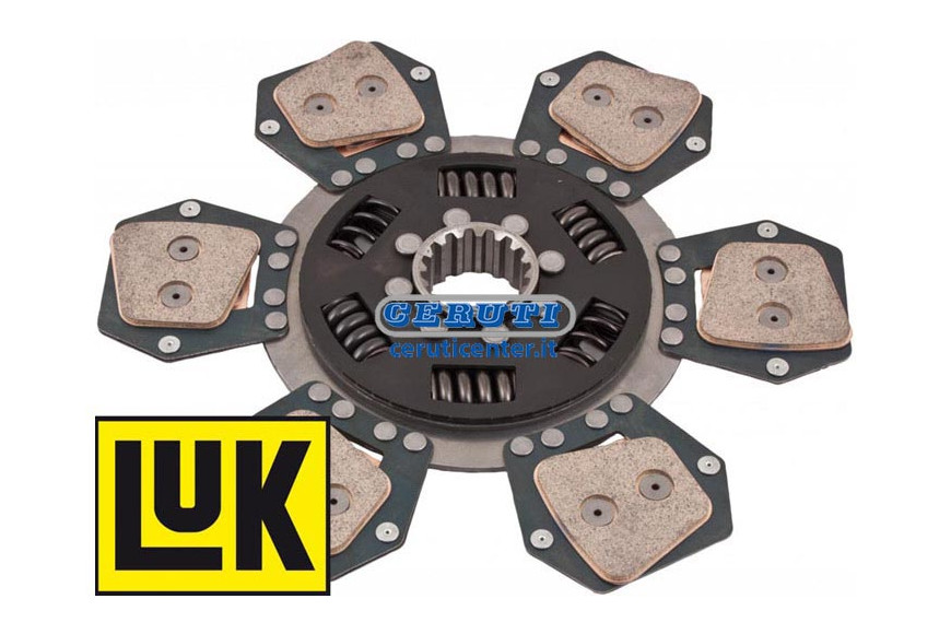 Doppelte Metall-Keramik-Fahrkupplungsscheibe Mit 6 Segmenten Ø 310 Mm - 40X45 Z.16