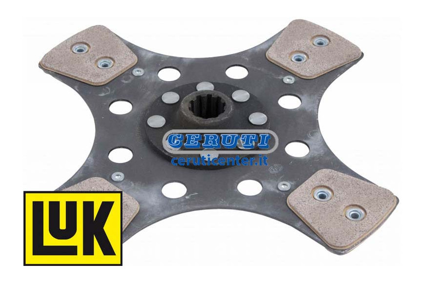 Disco Presa Di Forza Rigido In Cerametallico 4 Paleø 280 Mm - 22 x 25 Z.10 - Disco Frizione X Cnh Tn-50D-55F