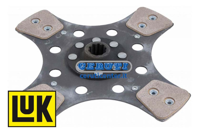 Starre Pto-Scheibe Aus Metall-Keramik 4 Segmente Ø 280 Mm - 22X25 Z.10