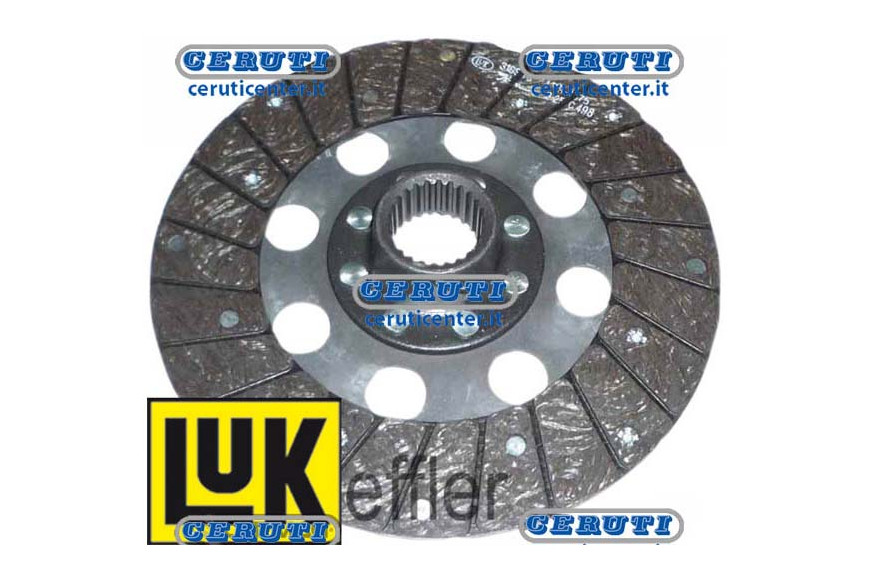 Rigid Pto Plate In Organic Material Ø 25038X41 - 25 Grooves
