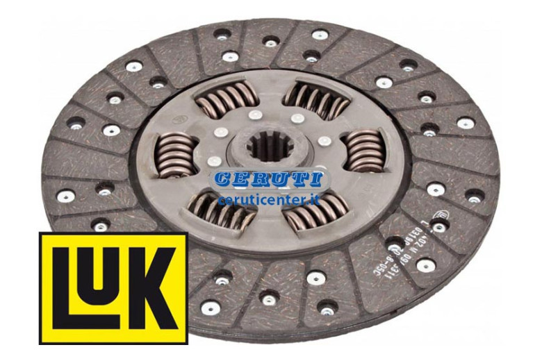 External Plate On Gearbox Side Ø 25025X20X4 - 10 Grooves