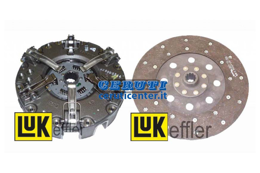 Double Clutch Kit With 6 Levers, Internal Plate And Pto Plate Ø 280 Mm