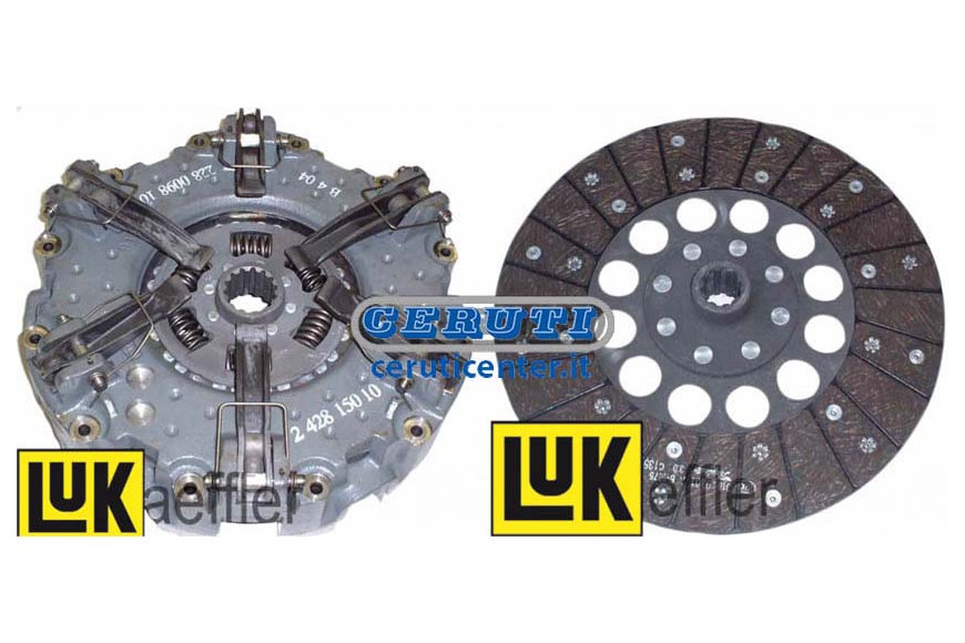 Kit D'Embrayage Double A 6 Leve Avec Et Disque Dur Interne Pto Ø 280 Mm