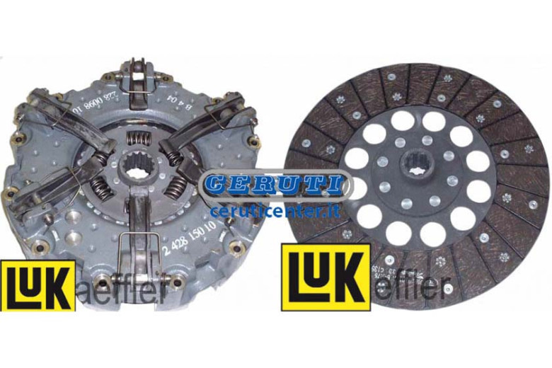 Kit D'Embrayage Double A 6 Leve Avec Et Disque Dur Interne Pto Ø 280 Mm