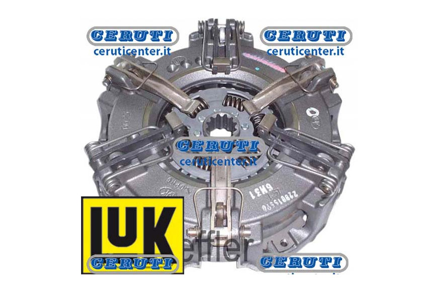 Double-Plate Clutch With 6 Levers Ø 280 Mm And Plate 34X40 - Z.12 With 6 Vanes