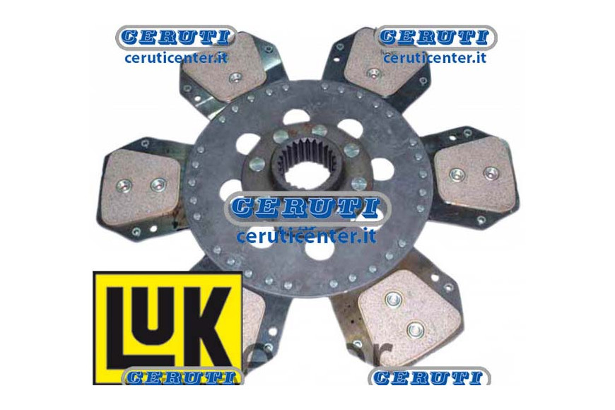 Central Cerametallic Plate With 6 Vanes Ø310 Sintered 41X36 - Z.24