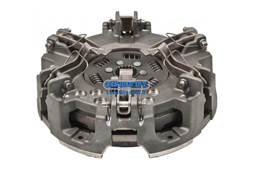 Doppelmechanismus Kupplung Ø 250/250 6 Hebel Aus Gusseisen + Pto-Scheibe (16007) - Ø 250 Mm - 40X36 - Z.20