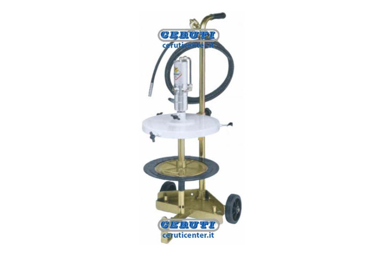 Appareil De Graissage Pneumatique - Chariot - 20-30 Kg Capacité 20-30 Kg Pour Futs Ø 260 ÷ 300 Mm