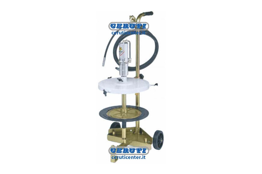 Bucket Greaser - Carriage - 20-30 Kg Capacity 50-60 Kg For Drums Ø 370 ÷ 420 Mm