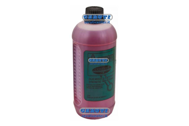 Olio Miscela Sintetico Mot.2T. 1Lt. - Olio Miscela Per Motori A 2 Tempi - Totalmente Sintetico Confezione Flacone Da 1 L