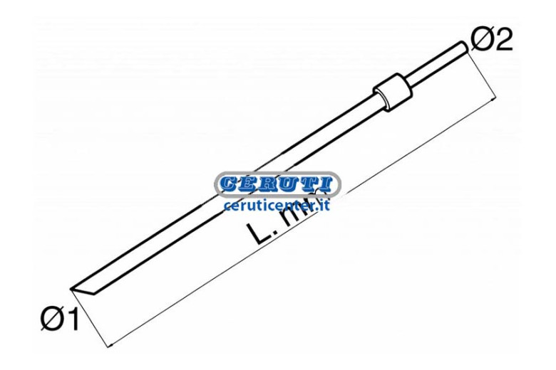 Telescopic Steel Slurry Tank Pipe - 1070 Mm