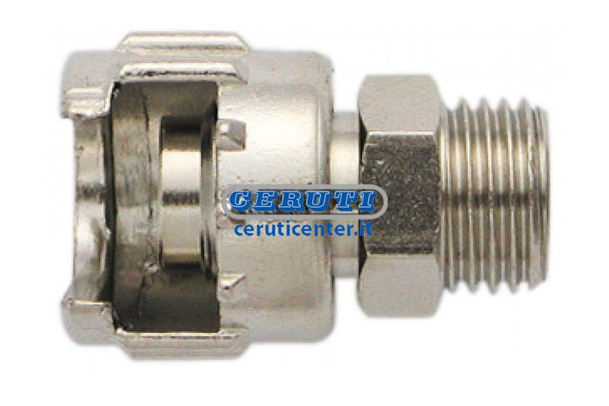 Connection With Milled Nut - Male Thread