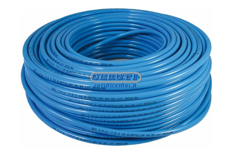Tubos En Rilsan Pa12 (Azul) - 8X6