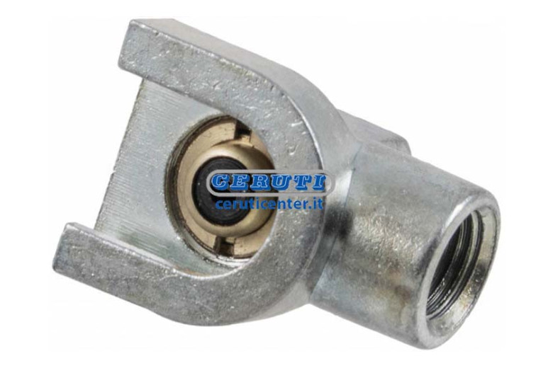 Heads For Lubricators - Package 1 Pcs - Telecalamit Straight Type (10X1 Thread)