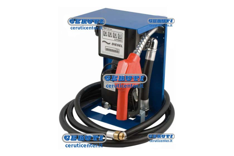 220 V Portable Or Wall-Mounted Diesel Fuel Pump Kit With Rain Shield And Automatic Nozzle