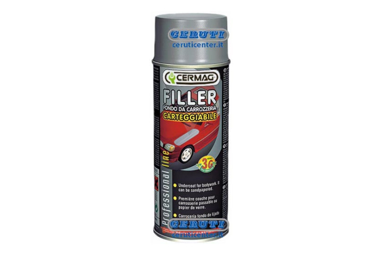 Fondo Da Carrozzeria Carteggiabile (Filler) - Filler Carteggiabile 400 Ml. (6Pz)