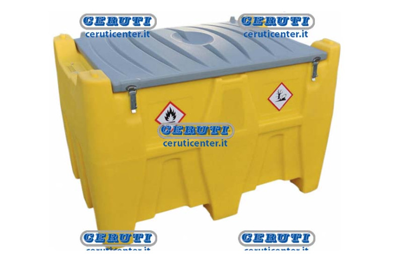 Elektropumpe 24 Volt Mit Tank Von 430 L Zum Umfüllen Von Dieselkraftstoff – Vollständig Steuerfrei "Adr 1.1.3.1. C" Spannung 24 