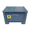 Container With Lid For Flat Batteries - 300 Liters Dimensions 1000X700X650