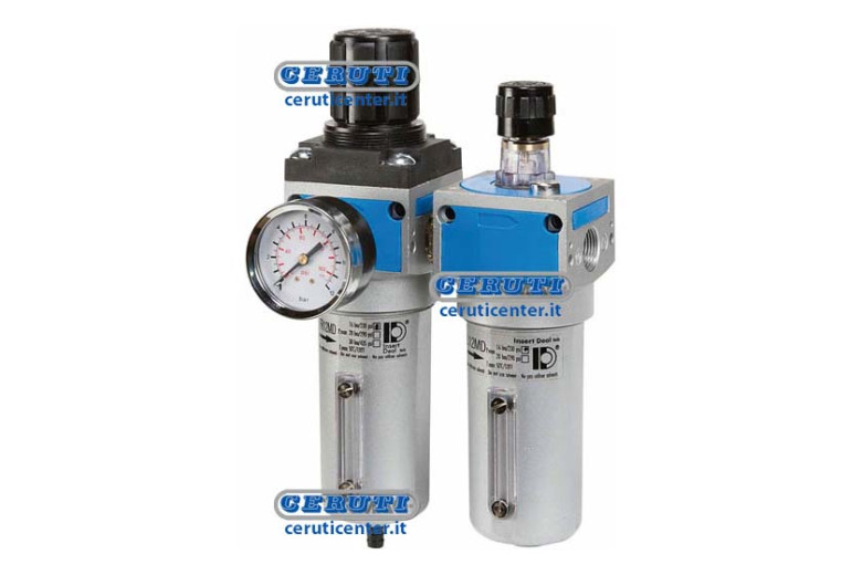 Regulateur De Pression Avec Groupe Lubricator Filet 1/2" Gas
