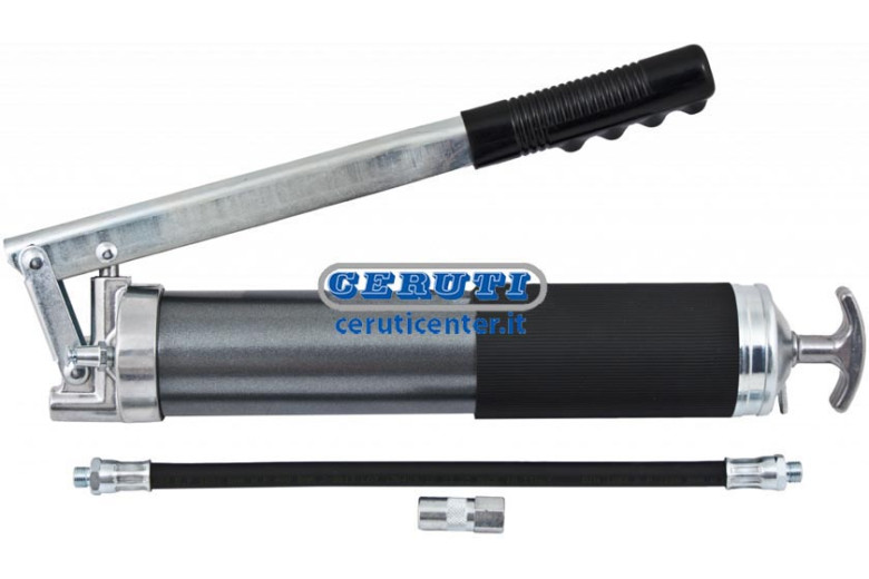 Kit Pompa Ingrassaggio A Leva Per Grasso Sfuso O In Cartuccia Capacità 500 G Cartuccia 400 G 