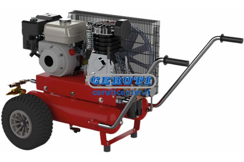 Compressor Gasoline On Wheel Olivcer 55