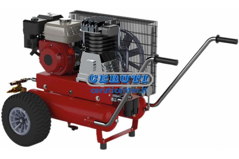 Compresseur A Essence Avec Chariot Olivcer 65