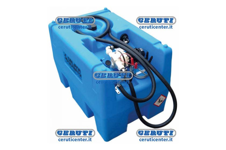 Carrytank Adblue 220Lt C/Pompa 24V - Elettropompe 12/24 Volt Con Serbatoio 220 L Per Il Trasposto Di Ad-Blue®
