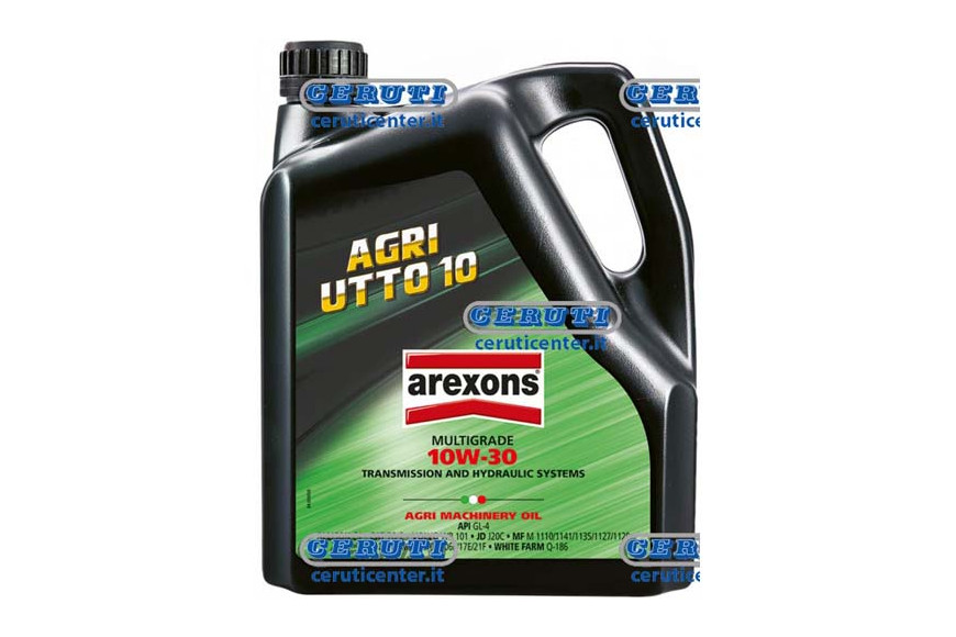 Huile Pour Les Ascenseurs Hydrauliques Agri Utto 10 Multigrade 10W-30 Paquet 4 L
